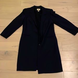 Dark navy trench coat. Talbots. Size 6. Excellent condition.